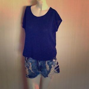 Navy Blue Women's Top
